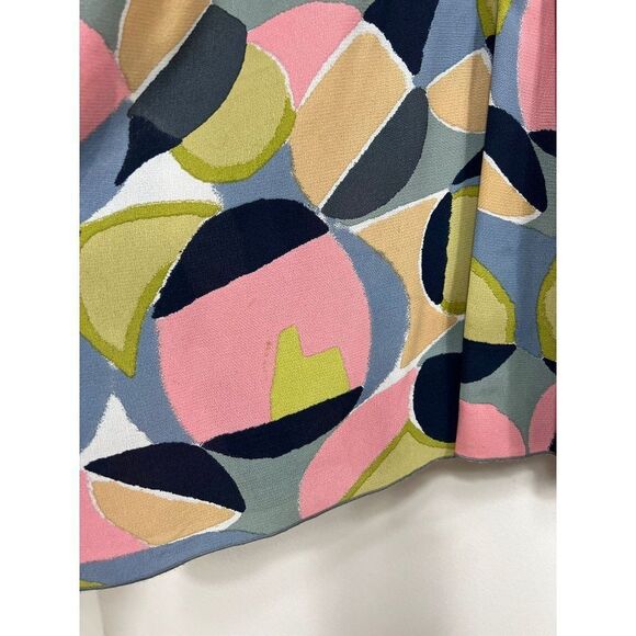 MARNI Multicolor Abstract Printed Half Sleeve Oversized Mini Dress Size … - Picture 8 of 9